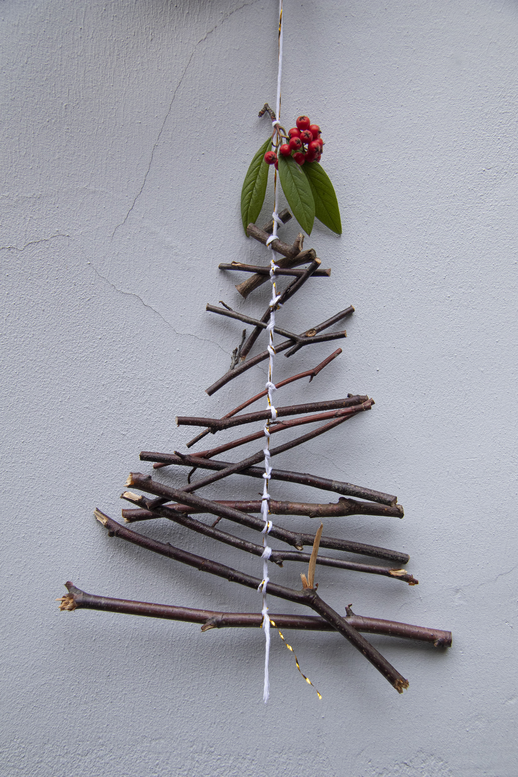 Hjemmelavet juletræ